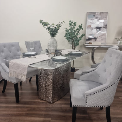 Roma Dining Table 1.8 m White Marble