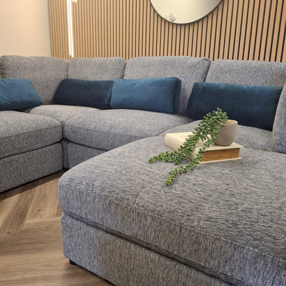 Madison U Shape Sofa Blue