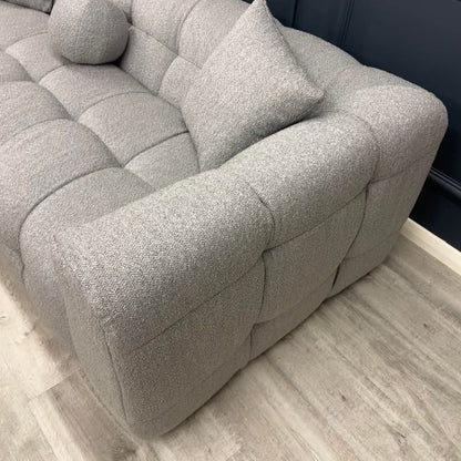 The Bubble Boucle 3 Seater Sofa Grey