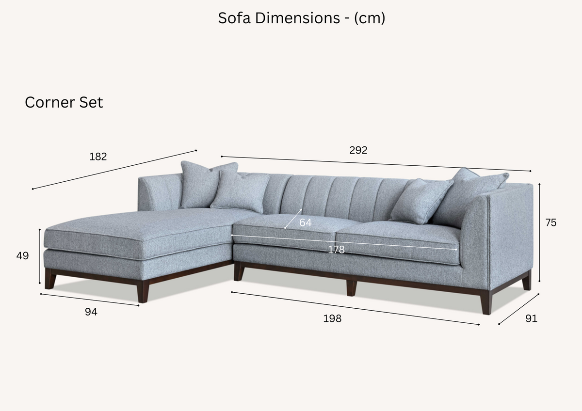 Cooper Dolphin Bouclé Sofa Collection – 3 Seater & Corner Sofas