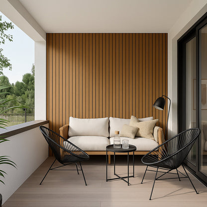 Exterior Composite Wall Panels 290cm (2 panels per box) Light Oak