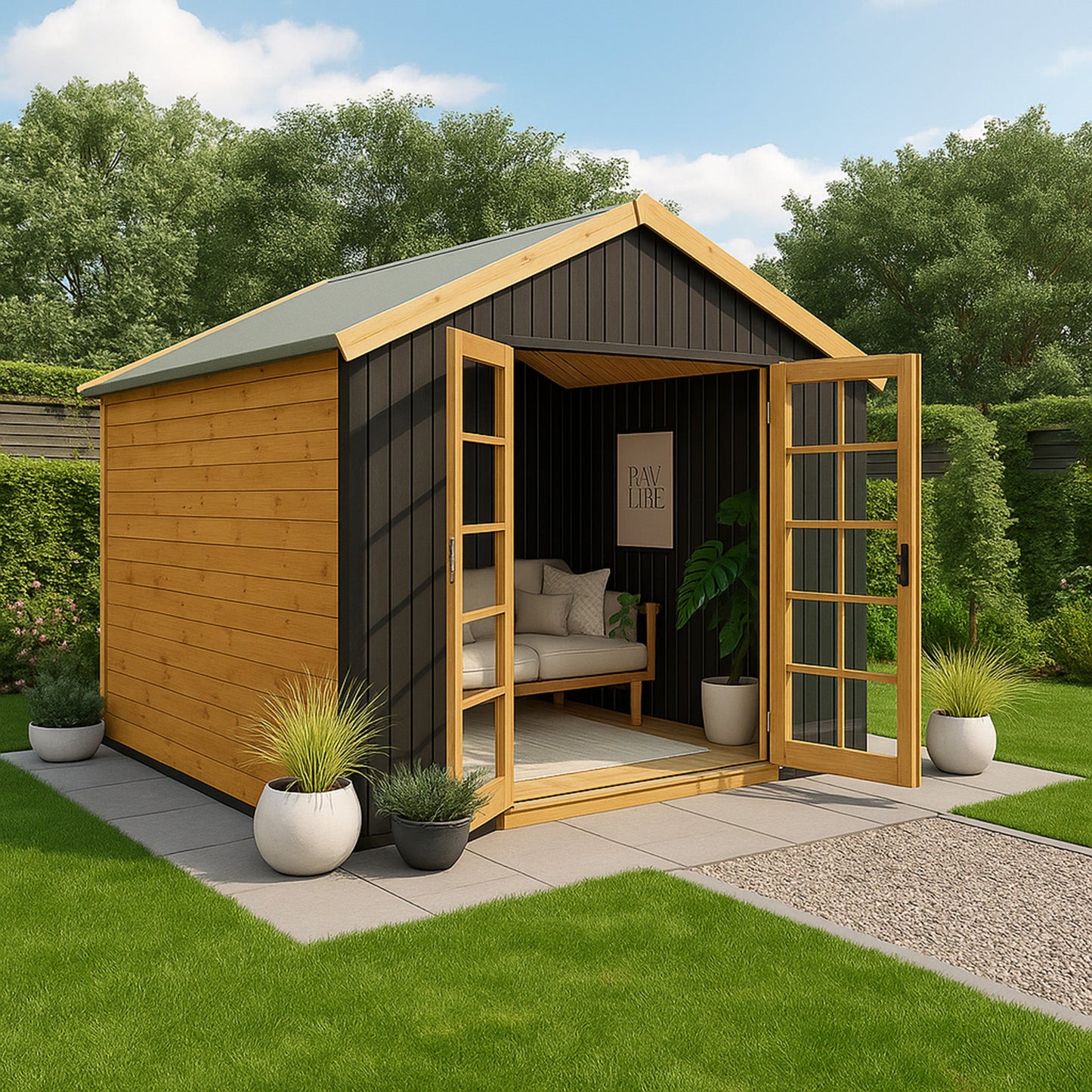 Exterior Composite Wall Panels 290cm (2 panels per box) Light Oak