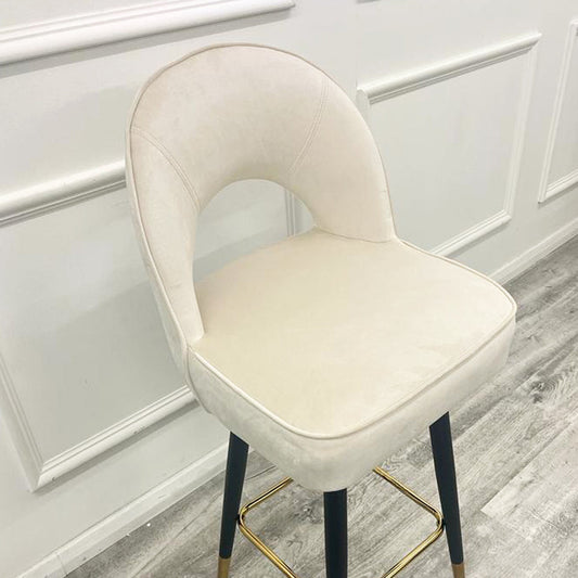 Astra Bar Stools Cream Leather