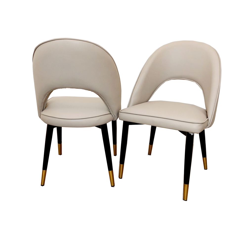 Astra Dining Chair Cream Leather