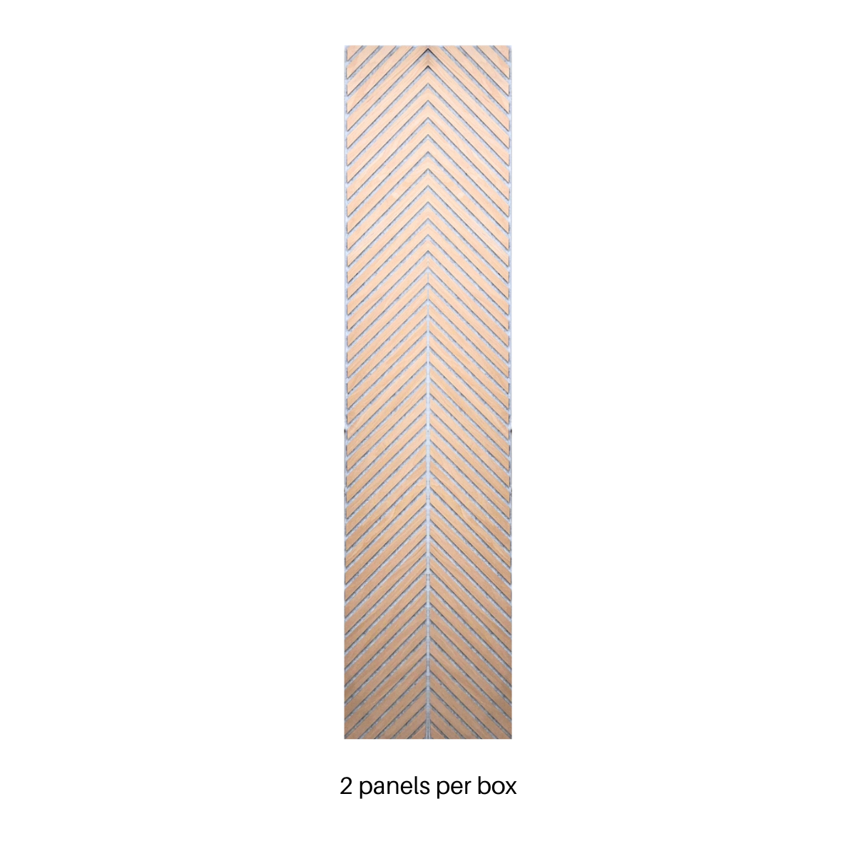 Crafted Luxe Premium Geometric Acoustic Wall Panels – Oak on Grey Felt