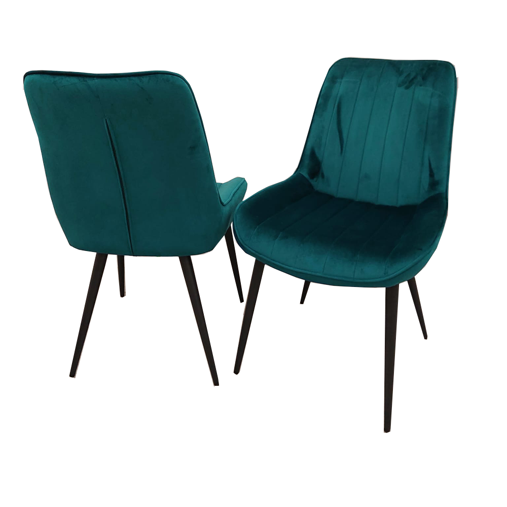 Set of 4 Dido Dining Chairs in Teal