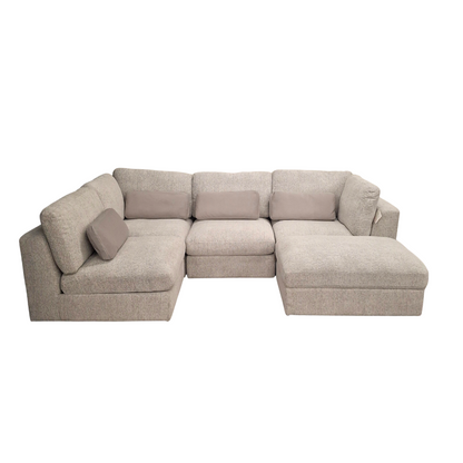 Madison U Shape Sofa Blue