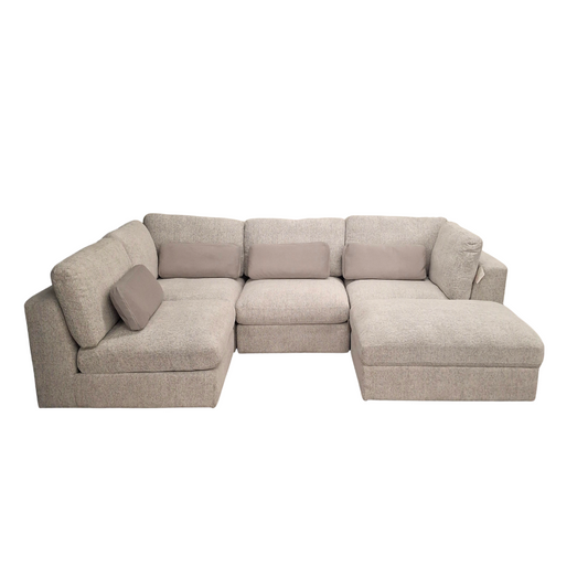 Madison U Shape Sofa Blue