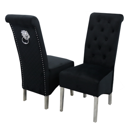 Emma Dining Chair Cream Velvet