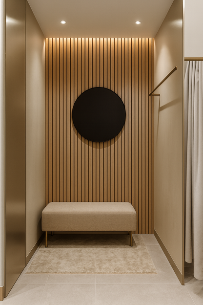 Crafted Luxe Premium Acoustic Slat Wall Panels (2 Pack)