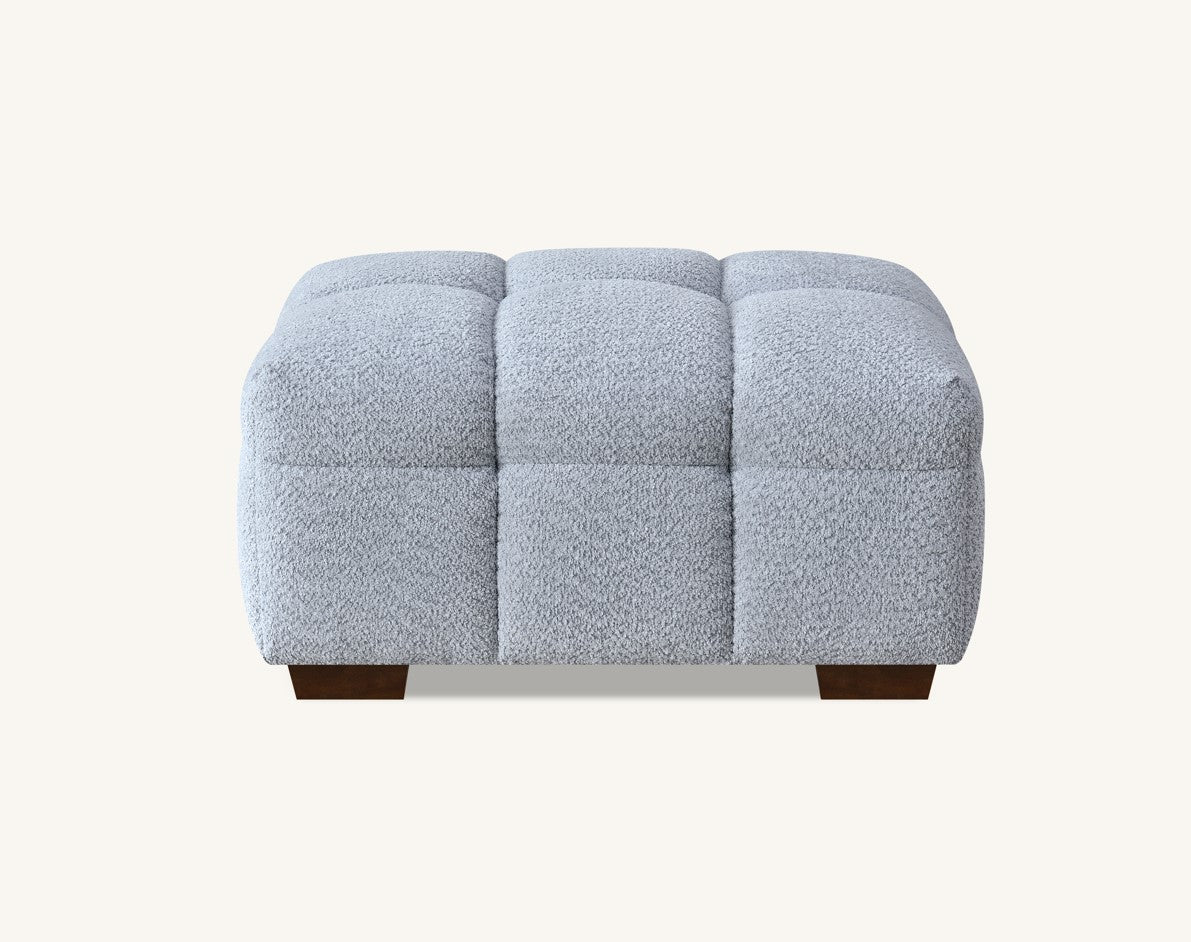 Aluxo Tribeca Sofa Range in Pearl Boucle Fabric Chair