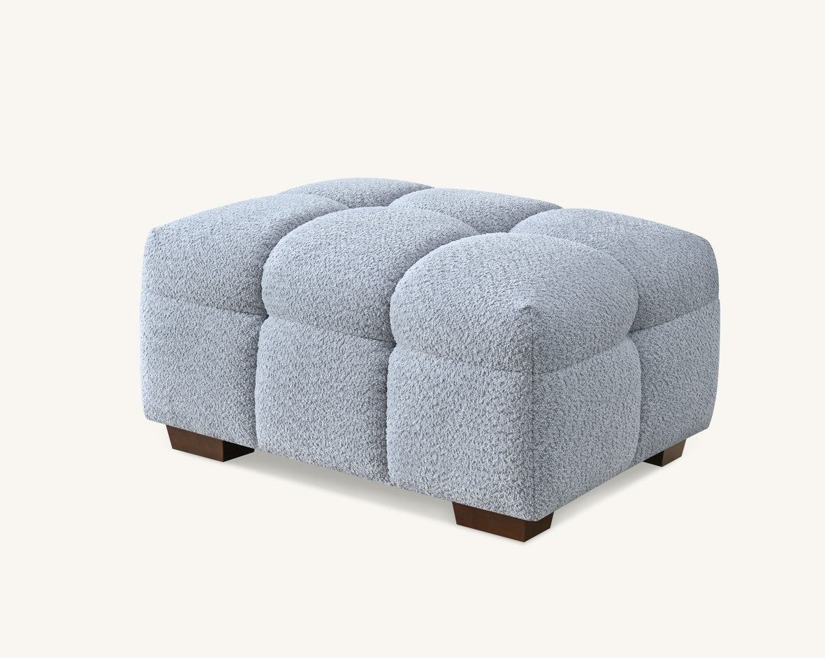 Aluxo Tribeca Sofa Range in Pearl Boucle Fabric Chair