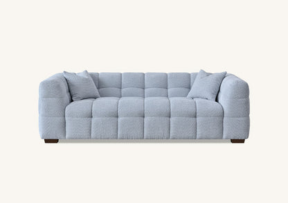 Aluxo Tribeca Sofa Range in Pearl Boucle Fabric Chair