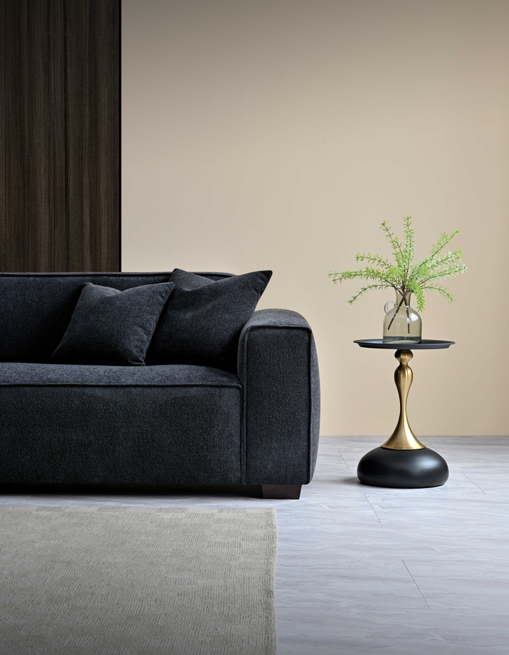 Aluxo Dakota Sofa Range Chaise in Midnight Boucle Corner Chaise