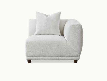 Aluxo Lottie Modular Corner Group in Polar Boucle Modular Corner