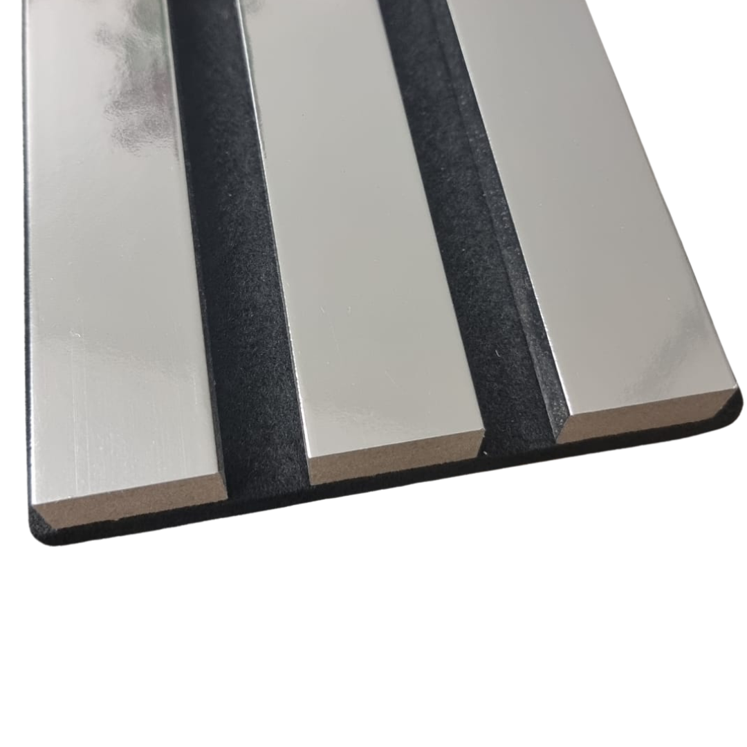 Acoustic Wood Slatted Wall Panels White Oak