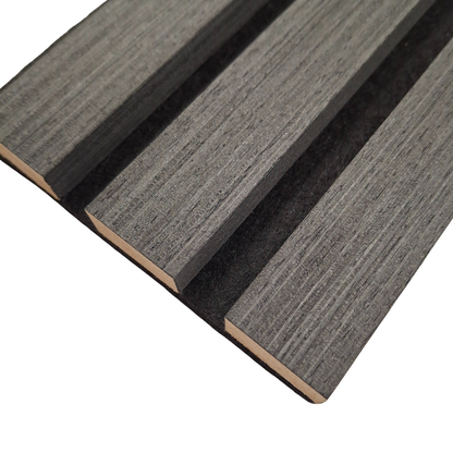 Crafted Luxe Premium Acoustic Slat Wall Panels (2 Pack)