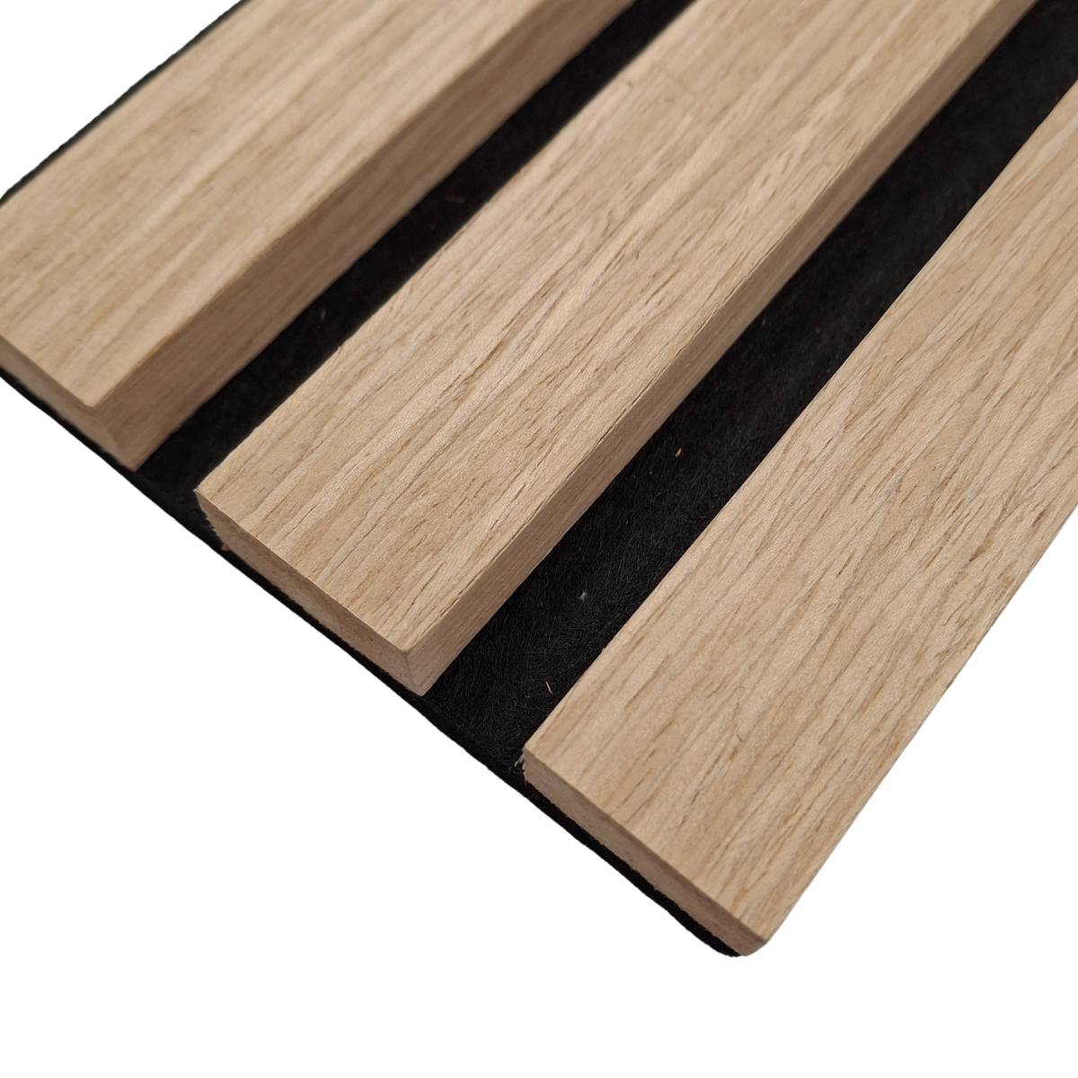 Crafted Luxe Premium Acoustic Slat Wall Panels (2 Pack)