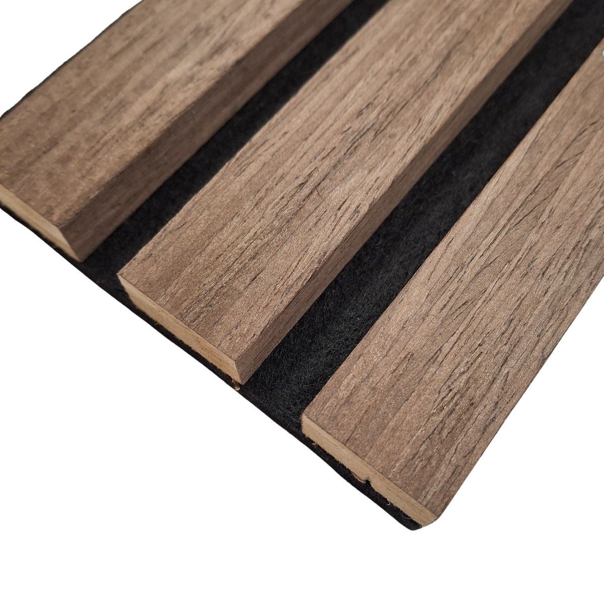 Crafted Luxe Premium Acoustic Slat Wall Panels (2 Pack)