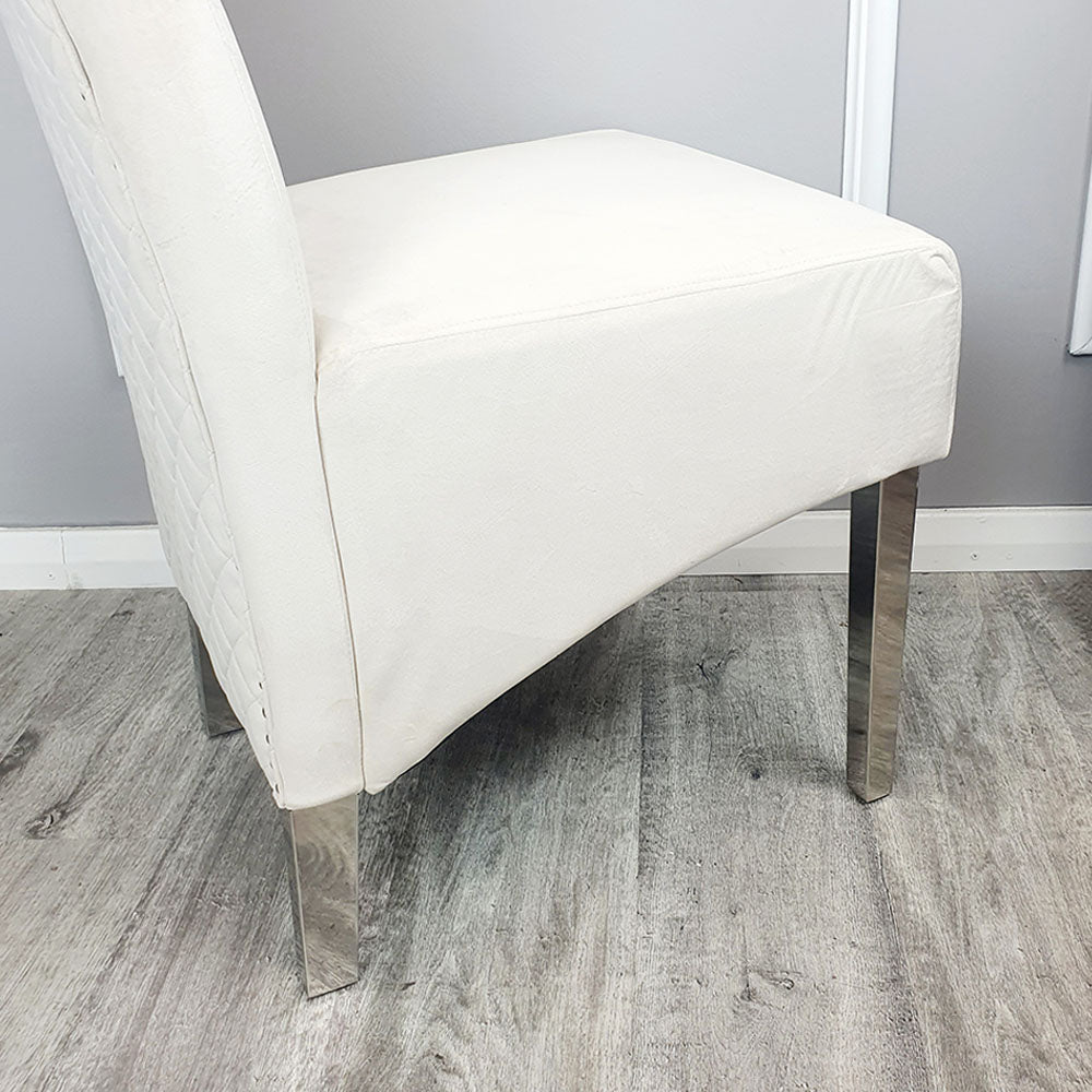 Emma Dining Chair Cream Velvet
