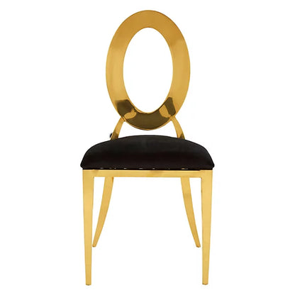 Jasmine Dining Chair Black Velvet