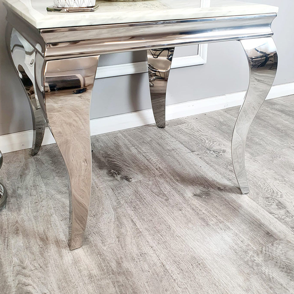 Louis Lamp Table 60cm x 60 cm Pandora Marble