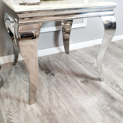 Louis Lamp Table 60cm x 60 cm Pandora Marble