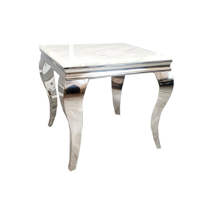 Louis Lamp Table 60cm x 60 cm Pandora Marble
